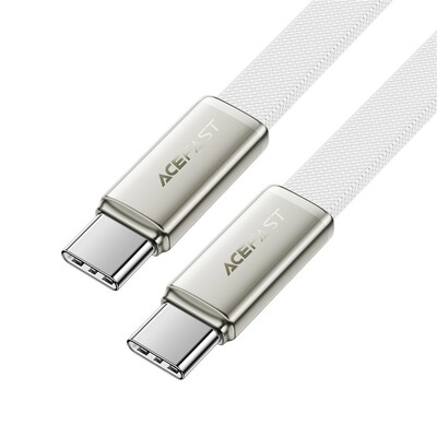Кабель для зарядки и синхронизации Acefast C24-03 USB-C to USB-C 60W 1.2m белый(4)