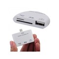 Переходник 3 в 1 Lightning to USB, SD, microSD Card Adapter для Apple(#1)