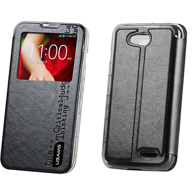 Полиуретановый чехол Usams Merry Series Black для LG L70 Dual D325(2)