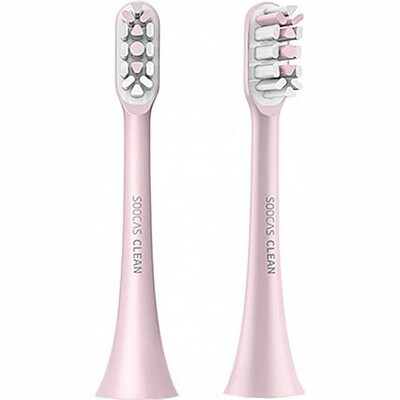 Сменные насадки для зубной щетки Soocas X3 2 шт розовые(1)