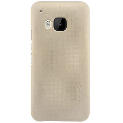Пластиковый чехол с пленкой Nillkin Super Frosted Shield Gold для HTC One M9(1)