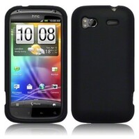 Силиконовый чехол накладка Black  для HTC Sensation XE