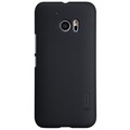 Пластиковый чехол с пленкой Nillkin Super Frosted Shield Black для HTC 10(#1)