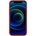 Силиконовая накладка с пластиной Magsafe Nillkin Flex Pure Pro Case Красная для Apple iPhone 12 Pro(#2)