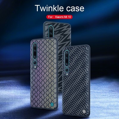 Чехол Nillkin Twinkle Case Серебристый для Xiaomi Mi10(7)