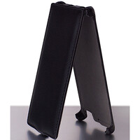 Кожаный чехол Armor Case Black для FLY IQ4516 Tornado Slim Octa