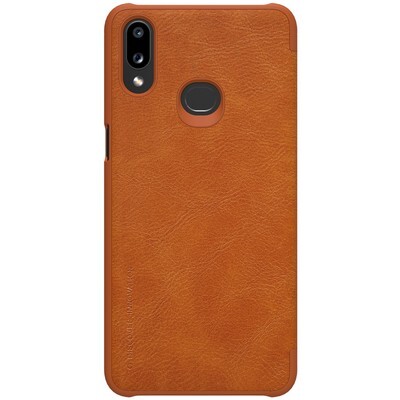 Кожаный чехол Nillkin Qin Leather Case Коричневый для Samsung Galaxy A10s(2)