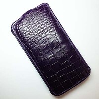 Кожаный чехол Abilita Leather Case Purple Crocodile для LG Optimus G Pro 2 D837