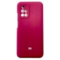Силиконовый чехол Silicone Case бордовый для Xiaomi Redmi 10 / Redmi 10 2022(#1)
