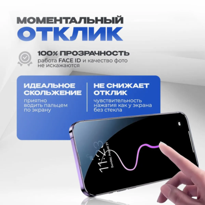 Матовое защитное стекло Supglass SG-13 Matt Gaming для Samsung Galaxy S26 Plus(3)