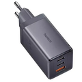 Сверхбыстрое зарядное устройство Baseus GaN5 Ultra 2C + U 65 Вт Set Stellar (P10110812827-Z1) серый(#2)