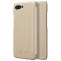 Полиуретановый чехол книга Nillkin Sparkle Leather Case Золотой для Huawei Honor 10(#4)