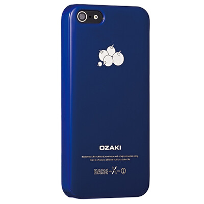 Пластиковый чехол Ozaki O!coat-Fruit Blueberry (OC537BB) для Apple iPhone 5/5s/SE(1)