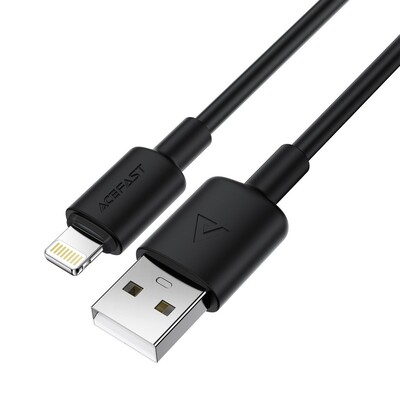 Силиконовый кабель Acefast C25-02 USB-A to Lightning charging data cable(2)