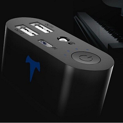 Внешний аккумулятор (power bank) Yoobao T1 Tesla 10200мАч (2 USB выхода, ток 2А)(2)