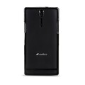 Силиконовый чехол Melkco Poly Jacket TPU Case Black для Sony Xperia S/SL LT26i(#1)
