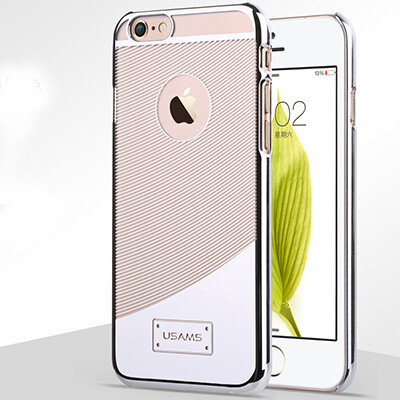 Пластиковый чехол Usams E-Planting Series Silver для Apple iPhone 6/6s(1)