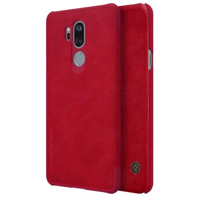Кожаный чехол Nillkin Qin Leather Case Красный для LG G7(4)