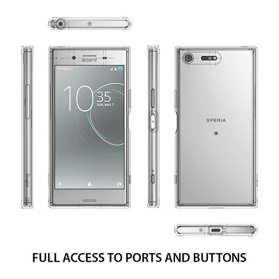 Чехол бампер Ringke Fusion Series прозрачный для Sony Xperia XZ1(3)