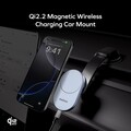 Автомобильный держатель с MagSafe Momax 1-Move Q.Mag Qi2.2 25W Magnetic Wireless Charging Car Mount (CM38Q22E)(#8)