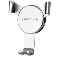 Автодержатель Ugreen Universal Gravity Air Vent Car Mount в воздуховод Серебристый (Silver)