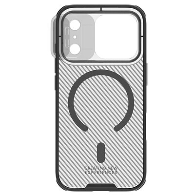 Чехол с защитой камеры Nillkin CamShield Pro Magnetic прозрачно-черная для Apple iPhone 17 Pro(5)