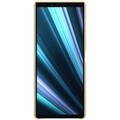 Пластиковый чехол с подставкой Nillkin Super Frosted Shield Золотой для Sony Xperia 1(#2)