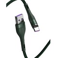 Кабель Baseus CATXC-N06 Zinc Magnetic Safe Fast Charging Data Cable USB to Type-C 5A магнитный 1m зеленый(#2)
