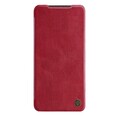 Кожаный чехол Nillkin Qin Pro Leather Case Красный для Xiaomi Poco F4(#1)