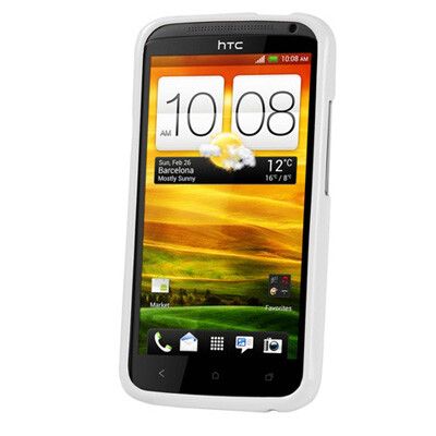 Силиконовый чехол накладка Moings White для HTC One X(2)