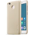 Пластиковый чехол с пленкой Nillkin Super Frosted Shield Gold для Xiaomi RedMi 4X(#3)
