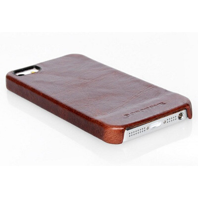 Кожаный чехол накладка Borofone Leather Series Brown для Apple iPhone 5/5s/SE(2)