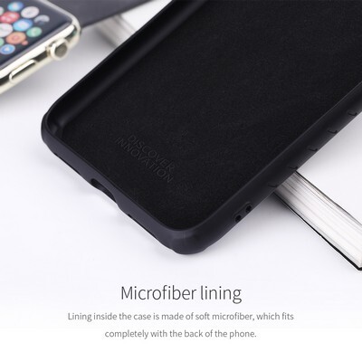 Силиконовый бампер Nillkin Rubber-wrapped Protective Case Синий для Xiaomi Redmi Note 7(4)