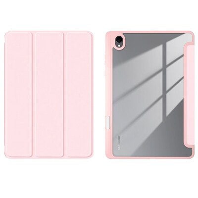 Чехол книжка Acrylic TPU Case с креплением для стилуса розовый для Samsung Galaxy Tab S11 SM-X730/ SM-X736(1)