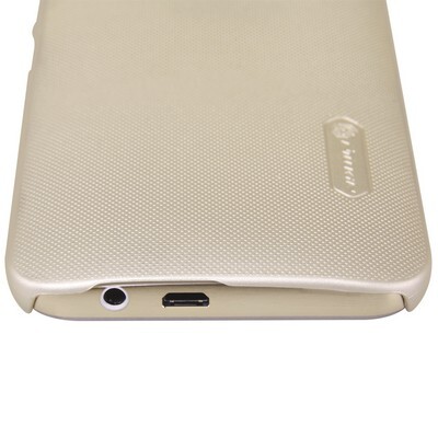Пластиковый чехол с пленкой Nillkin Super Frosted Shield Gold для HTC One M9(2)