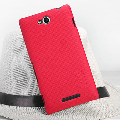 Пластиковый чехол Nillkin D-Style Matte Red для Sony Xperia C S39h(1)