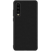 Пластиковый чехол Nillkin Synthetic Fiber Черный для Huawei P30