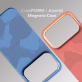 Кевларовый чехол с функцией Magsafe Momax CaseFORM Aramid Magnetic Case оранжевый для Apple iPhone 17 Pro(#3)