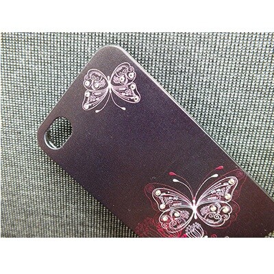 Пластиковый чехол Butterfly Case Black для Apple iPhone 4/4S(4)