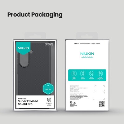 Пластиковый чехол Nillkin Super Frosted Shield Pro черный для Samsung Galaxy S26 Plus(11)