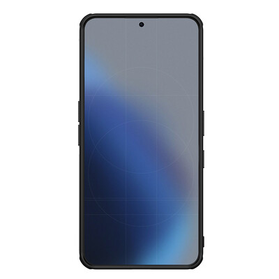 Пластиковый чехол с пластиной Magsafe Nillkin Super Frosted Shield Pro Magnetic Case Черный для Nothing Phone 3a(2)