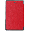 Полиуретановый чехол Book Cover Case Red для Sony Xperia Tablet Z3 Compact(#2)