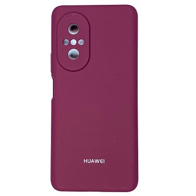 Силиконовый чехол Silicone Case бордовый для Huawei Honor 50 SE/ Nova 9 SE(1)