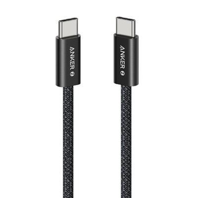 Кабель Anker Zolo A8060 USB-C to USB-C 240W Braided 1.5m черный(1)