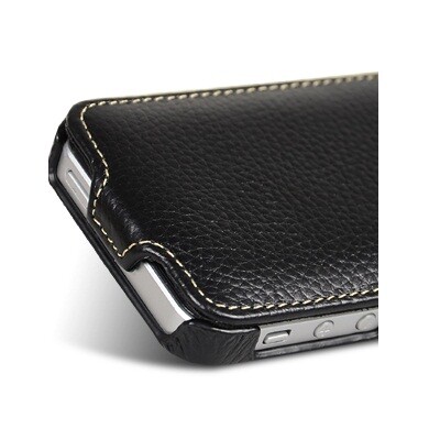 Кожаный чехол книга Melkco Leather Case Black LC для Apple iPhone 5/5s/SE(4)