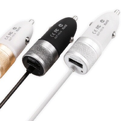 Автомобильное зарядное устройство HOCO UCM01 MICRO USB 2.1A(3)