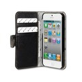 Кожаный чехол книга Melkco Leather Case Wallet Type Black LC для Apple iPhone 5/5s/SE(#1)