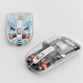 Беспроводная мышь Wiwu Crystal Magnetic Wirless Mouse WM105 голубая(#5)
