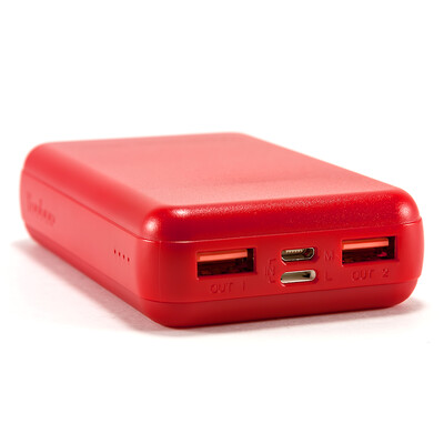 Портативное зарядное устройство Yoobao P10w, 10000 mAh, цвет красный (принт: свинка)(2)