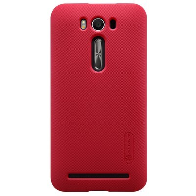 Пластиковый чехол с пленкой Nillkin Super Frosted Shield Red для Asus Zenfone 2 Laser ZE500KL(1)